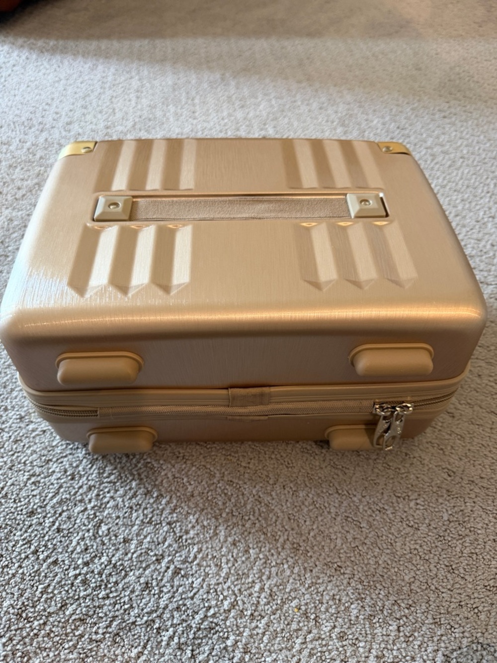 CALPAK hard side cosmetic vanity case Gold - Picture 5 of 9